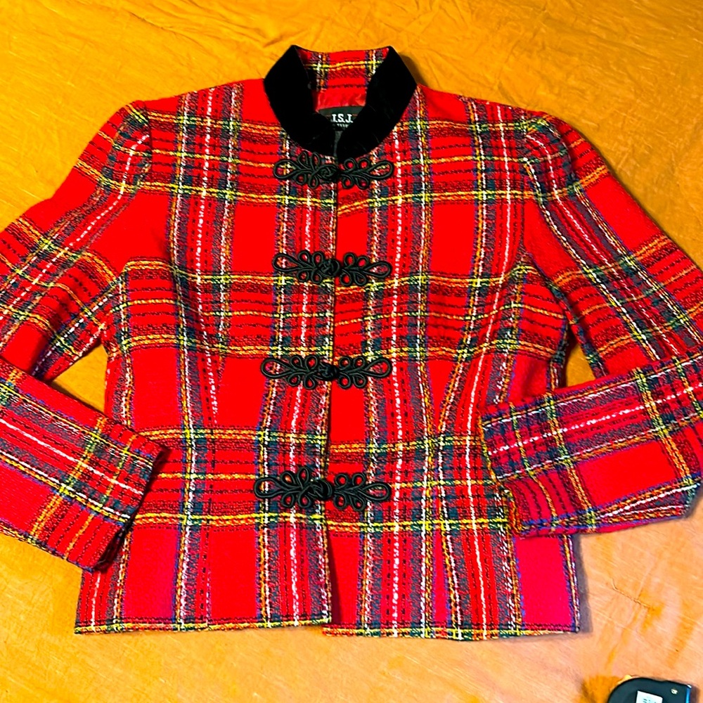 J.S.J plaid jacket 6P